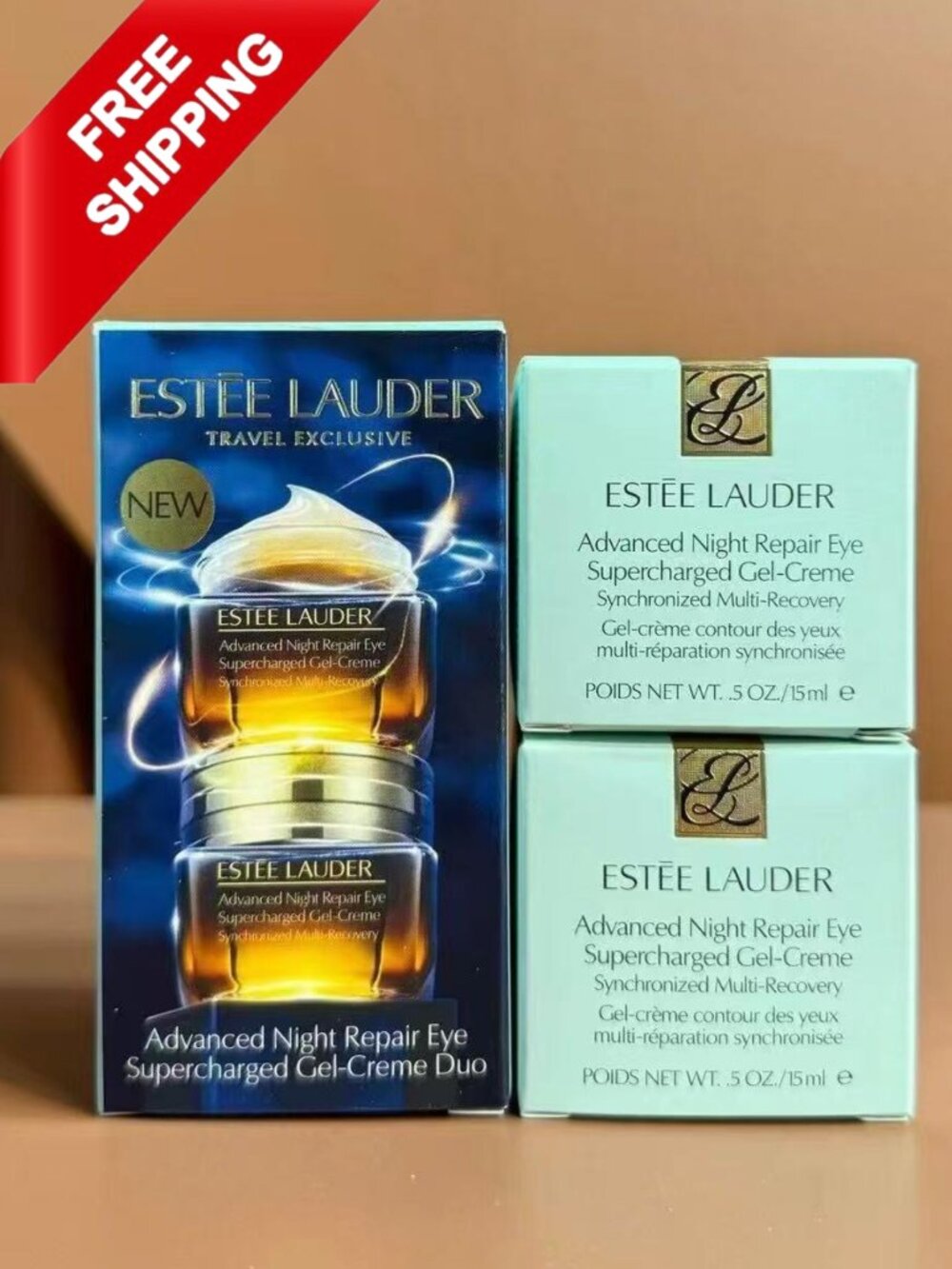 Estee Lauder Advanced Night Repair Eye Supercharged Complex Duo 0.5oz/15ml X2